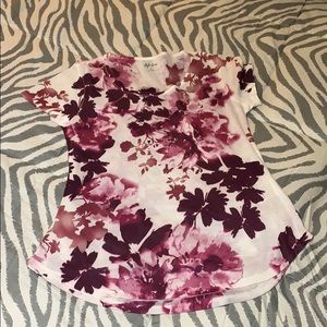 Style & Co cherry blossom print shirt